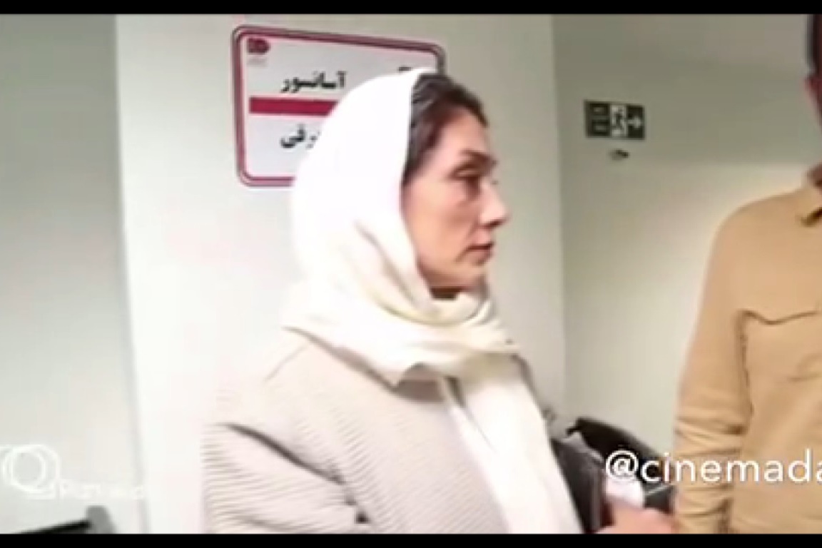 فیلم | حضور هدیه تهرانی بعد از سال‌ها در یک مراسم سینمایی