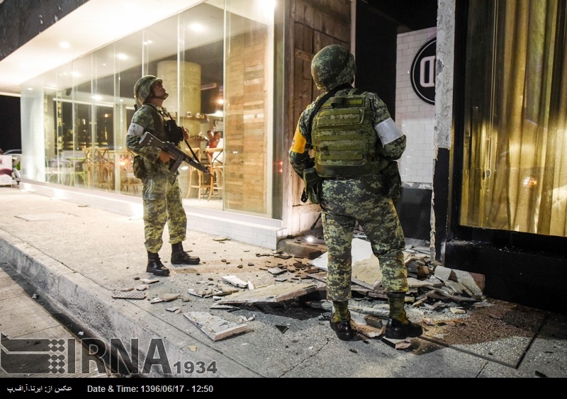 تصاویر | اضطراب و وحشت در مکزیک بعد از وقوع زلزله شدید