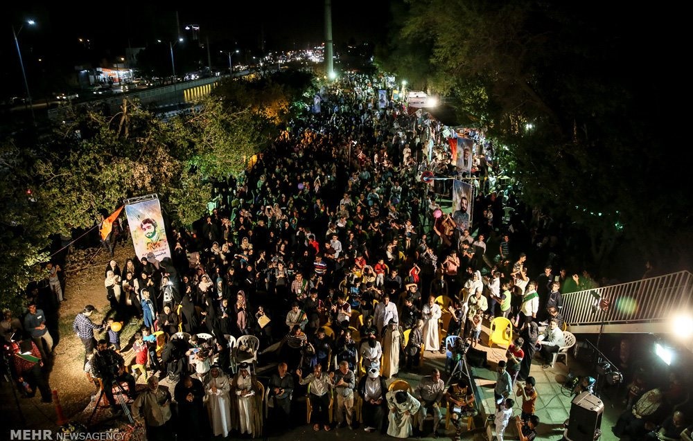 تصاویر | نذری ۱۴هزار نفری اهوازی‌ها در شب عید غدیر