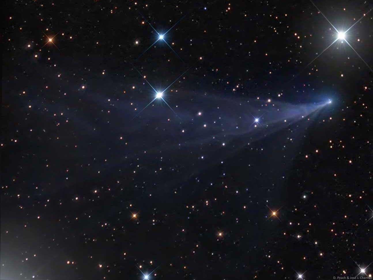 عکس | تصویر نجومی روز ناسا: فروغ آبی‌فام یک گاز سمی