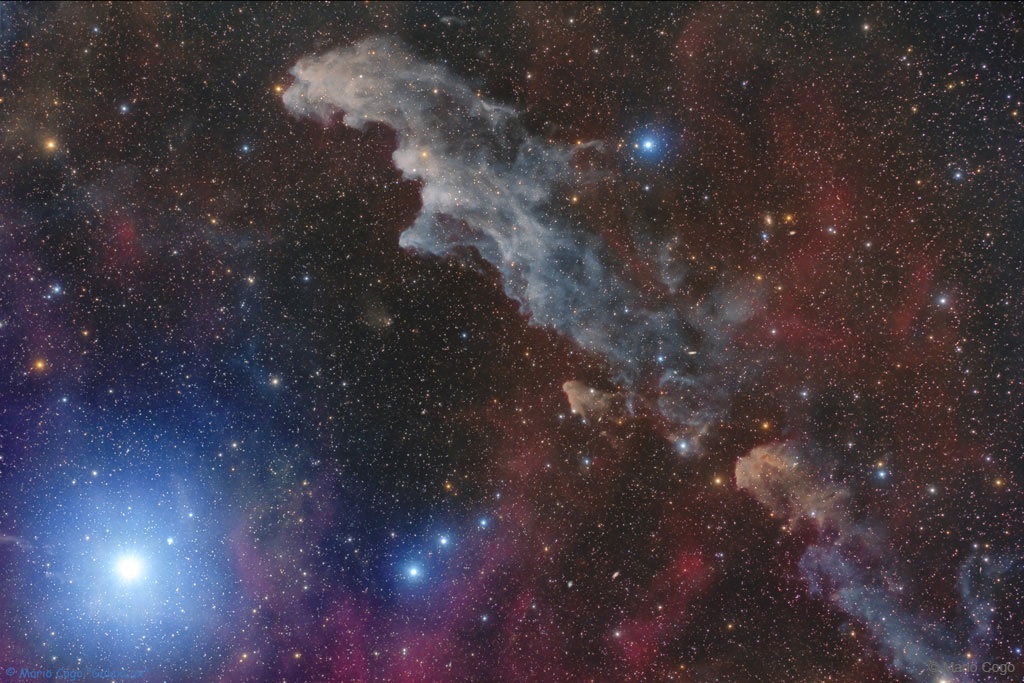 عکس| تصویر نجومی روز ناسا: عجوزه کهکشان و جام جهان‌بین