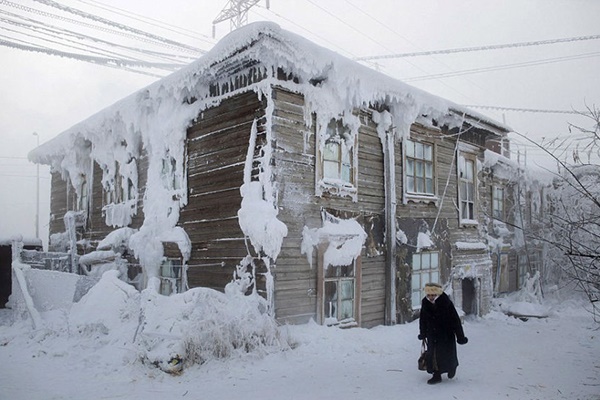 فیلم | سردترین منطقه مسکونی جهان با دمای منفی ۷۲ درجه