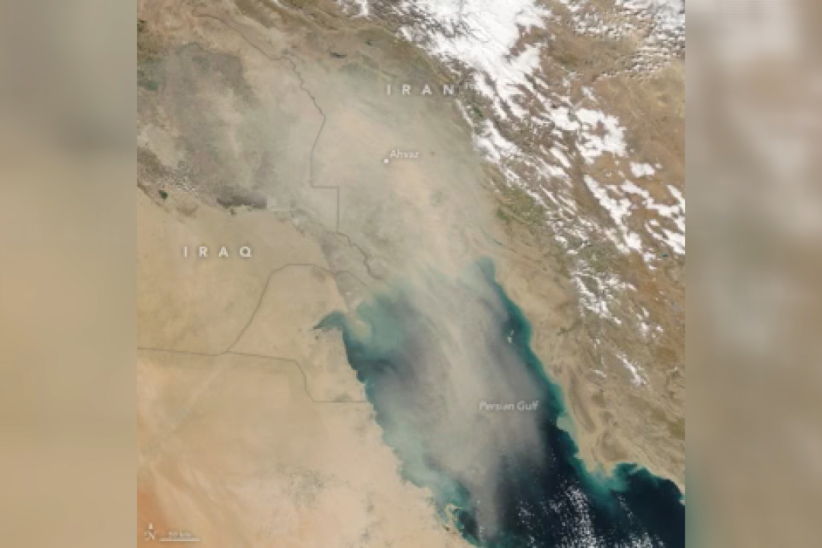 فیلم | گرد و خاک عراق چگونه وارد ایران می‌شود | تصاویر ماهواره ناسا را ببینید