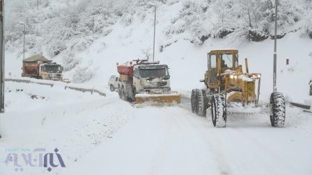 18 میلیون متر معکب در راه های مازندران برف روبی شد