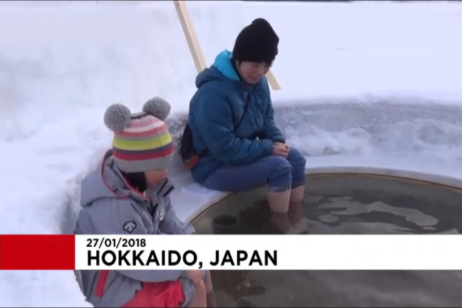 فیلم | جشنواره دریاچه یخی در ژاپن
