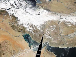 عکس | نصف ایران زیر برف / گزارش ماهواره‌ای ناسا