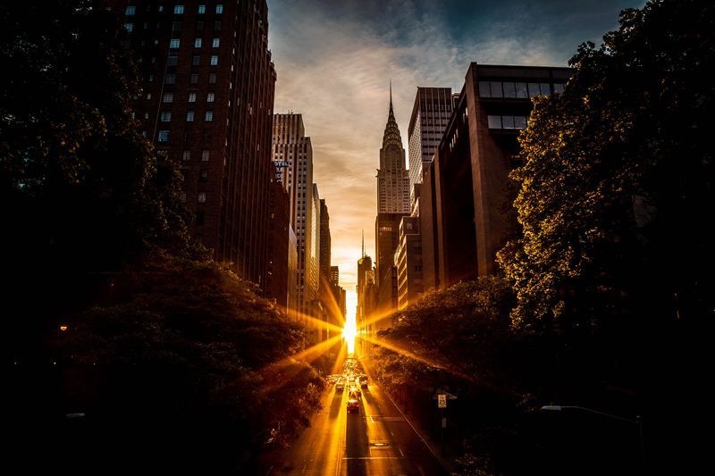 عکس | غروب شگفت‌انگیز منهتن در عکس روز نشنال جئوگرافیک