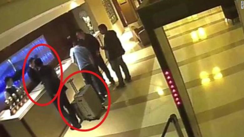 چمدان های هیئت مشکوک سعودی
