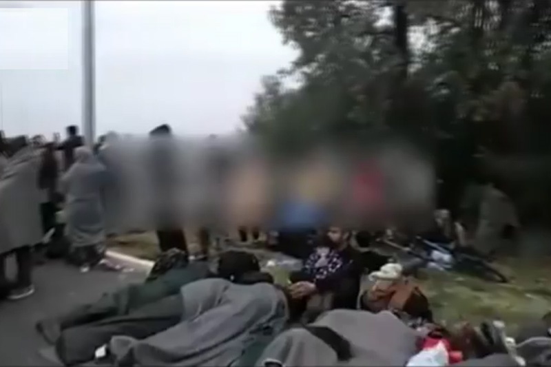 فیلم | وضعیت اسف‌بار مهاجران ایرانی‌ در مرز صربستان!