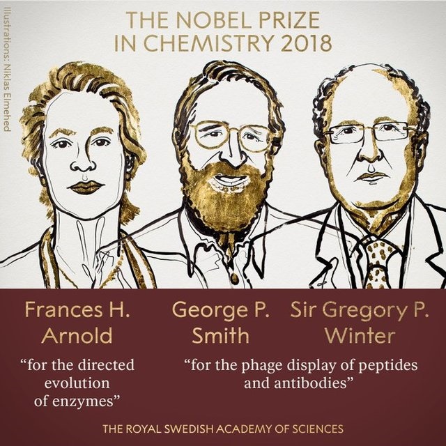 برندگان نوبل شیمی ۲۰۱۸ را بشناسید