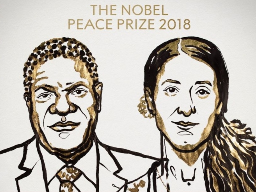 معرفی برندگان جایزه صلح نوبل ۲۰۱۸ 