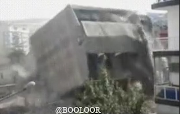 فیلم | تلاش ناموفق برای انهدام یک ساختمان!