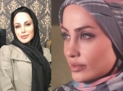 شباهت عجیب بازیگر زن ایرانی به آنجلینا جولی/ عکس