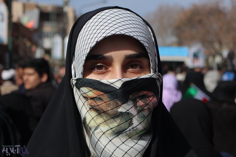 تصاویر| حضور مردم سنندج در راهپیمایی 22 بهمن