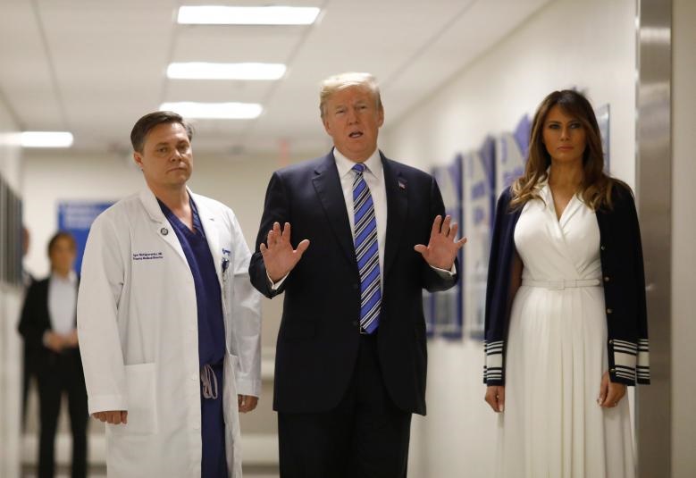 عکس | ترامپ در بیمارستان