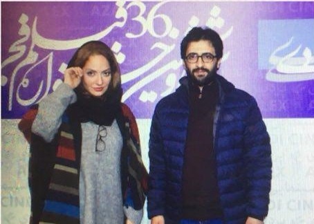 شیلا خداداد و همسرش در اکران مردمی فیلمی با بازی مهناز افشار/ عکس