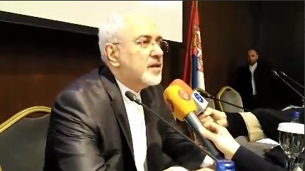 فیلم | اظهارات ظریف پیش از نشست مشترک تجاری ایران و صربستان