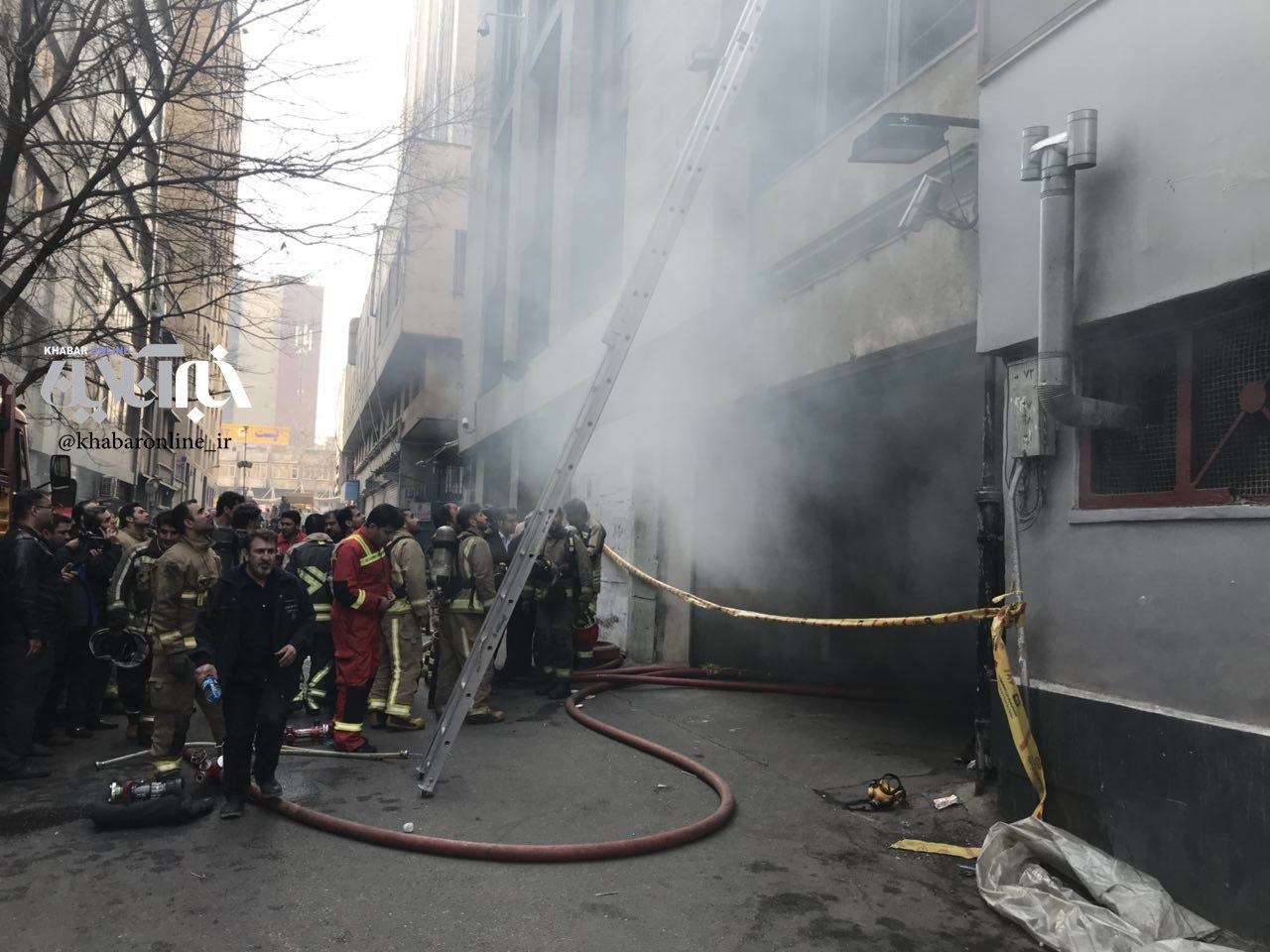 فیلم | صدای انفجار در حوالی محل آتش‌سوزی ساختمان وزارت نیرو چه بود؟