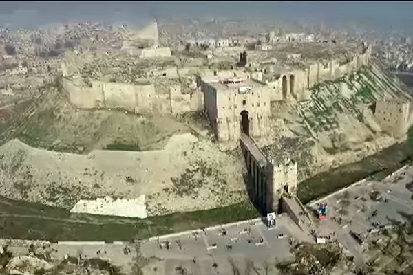 فیلم | ویرانه‌های حلب از نگاه یک پهپاد فرانسوی