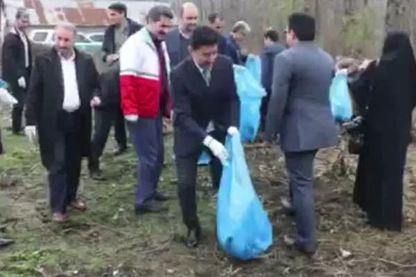فیلم | سفیر کشور اکوآدور هم به چالش #بی_زباله پیوست