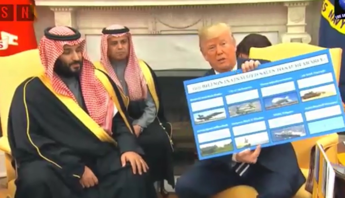فیلم | ذوق‌زدگی ترامپ از دوشیدن عربستان