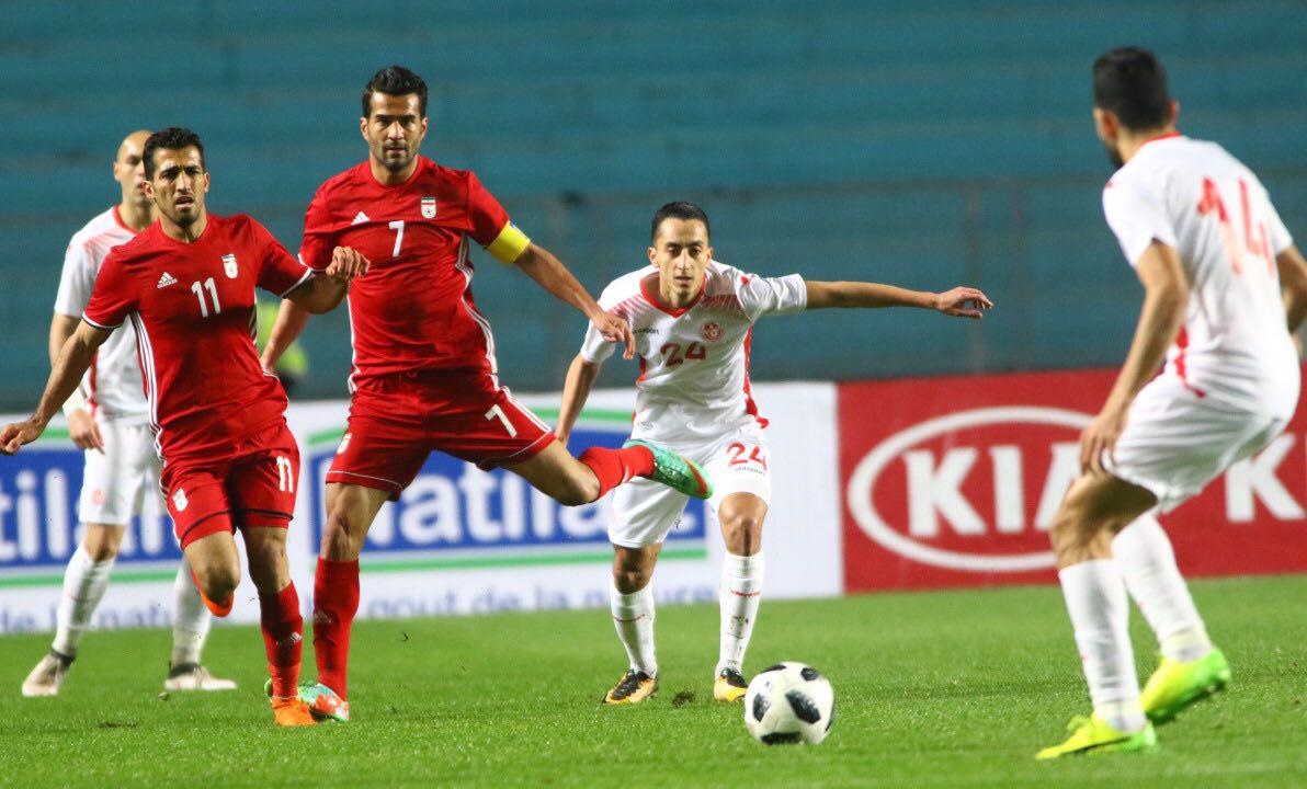 تصاویر | شکست ۱ بر ۰ تیم ملی ایران در بازی با تونس
