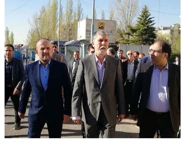 بازدید وزیر ارشاد از محل برگزاری نمایشگاه کتاب تهران
