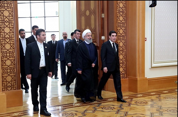 رایزنی‌های اقتصادی و منطقه‌ای روسای‌جمهور ایران و ترکمنستان