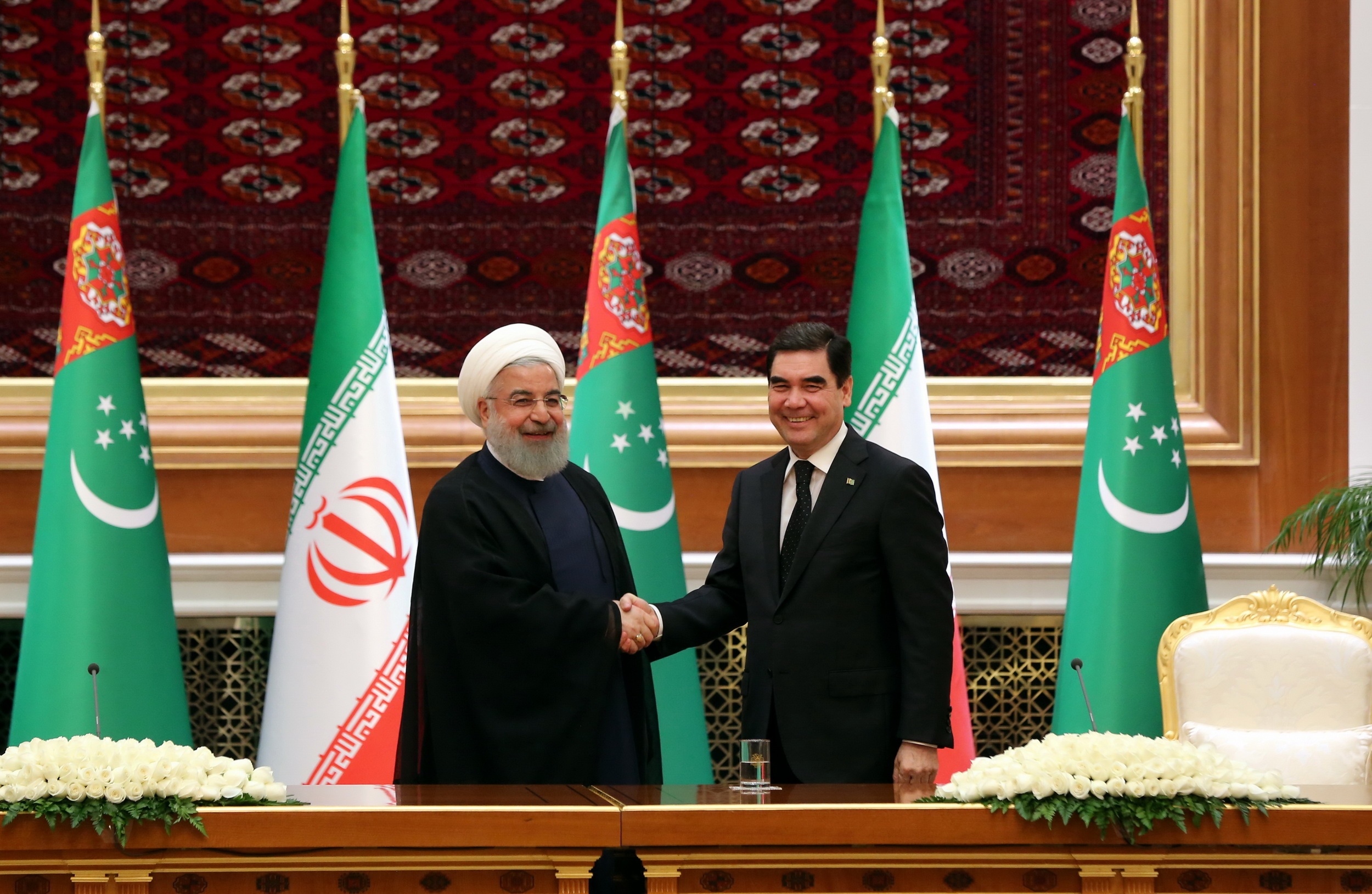 بیانیه مشترک جمهوری اسلامی ایران و ترکمنستان/ تأکید بر گسترش همکاری‌های مشترک