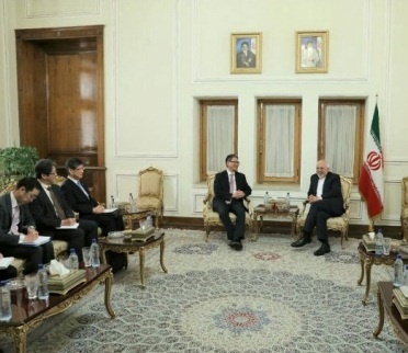دیدار ظریف با معاون وزیر خارجه ژاپن/ تصاویر
