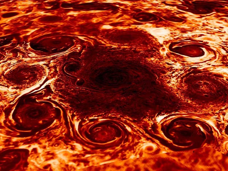 تصویر نجومی روز ناسا: پیتزا پپرونی در سیاره مشتری