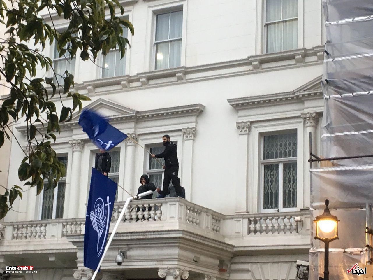 فیلم | تصاویر و اخبار منتشرشده از حمله به سفارت کشورمان در لندن