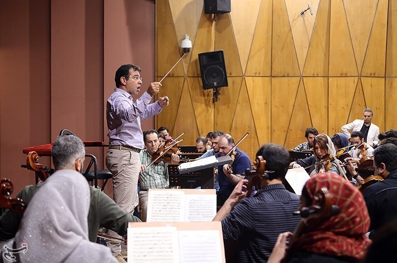 تصاویر | تمرین ارکستر سمفونیک تهران در تالار وحدت