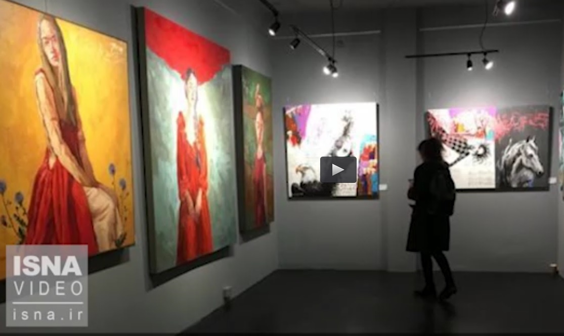 فیلم | بزرگ‌ترین نمایشگاه آثار نقاشان ایرانی در لندن