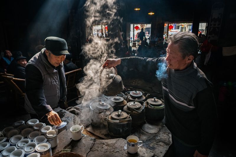 عکس | چایخانه قدیمی چین در عکس روز نشنال جئوگرافیک