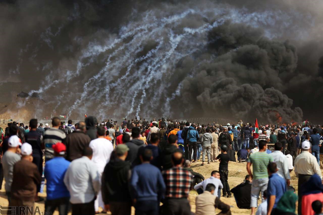 تصاویر | پنجمین جمعه اعتراضی در غزه