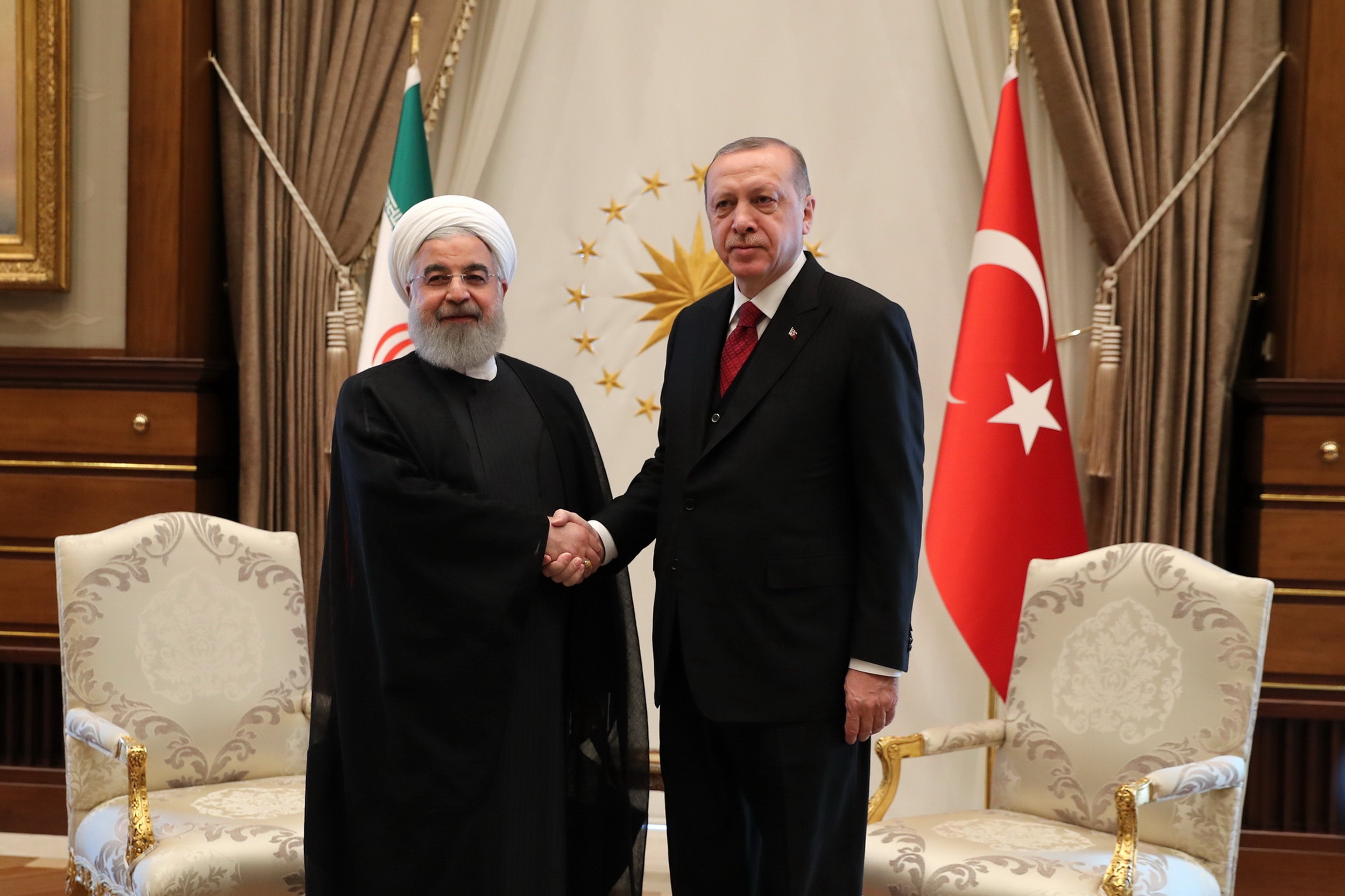 تصاویر | استقبال رسمی اردوغان از روحانی