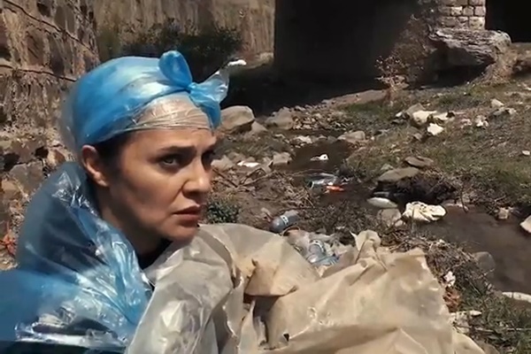 فیلم | حضور متفاوت رویا نونهالی در چالش #بی_زباله