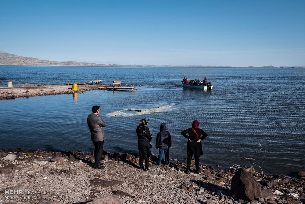 آخرین وضعیت دریاچه ارومیه/دو پنجم دریاچه ارومیه آب دارد