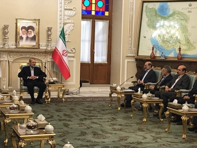 دیدار لاریجانی و رییس صداوسیما برای حمایت از کالای ایرانی