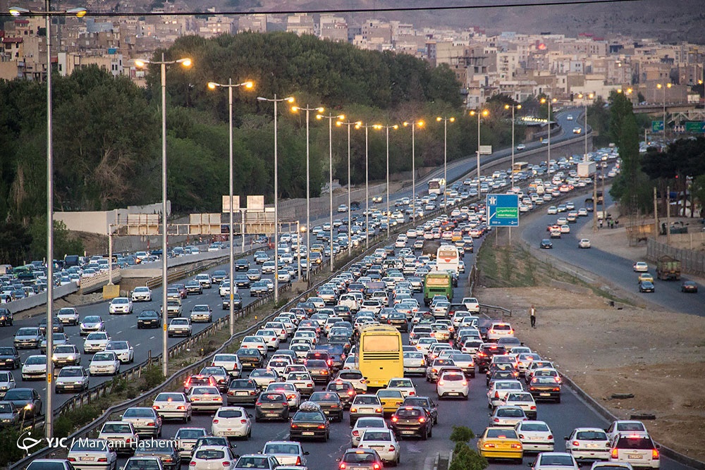 تصاویر | ترافیک جاده‌ها در آخرین روزهای بازگشت مسافران نوروزی