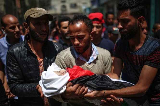 تصاویر | تشییع پیکر شهدای روز خونین غزه