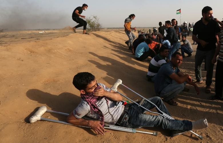 تصاویر | ادامه تظاهرات فلسطینیان | روزهای خون و آتش در غزه