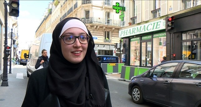 نگرانی سیاستمداران فرانسوی از حجاب نماینده اتحادیه دانشجویی