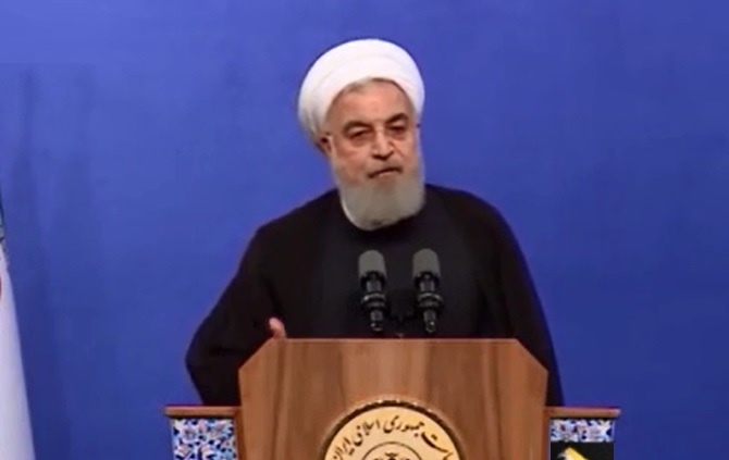فیلم | روحانی: آمریکا چه کاره‌ است که برای ایران و جهان تعیین تکلیف می‌کند؟