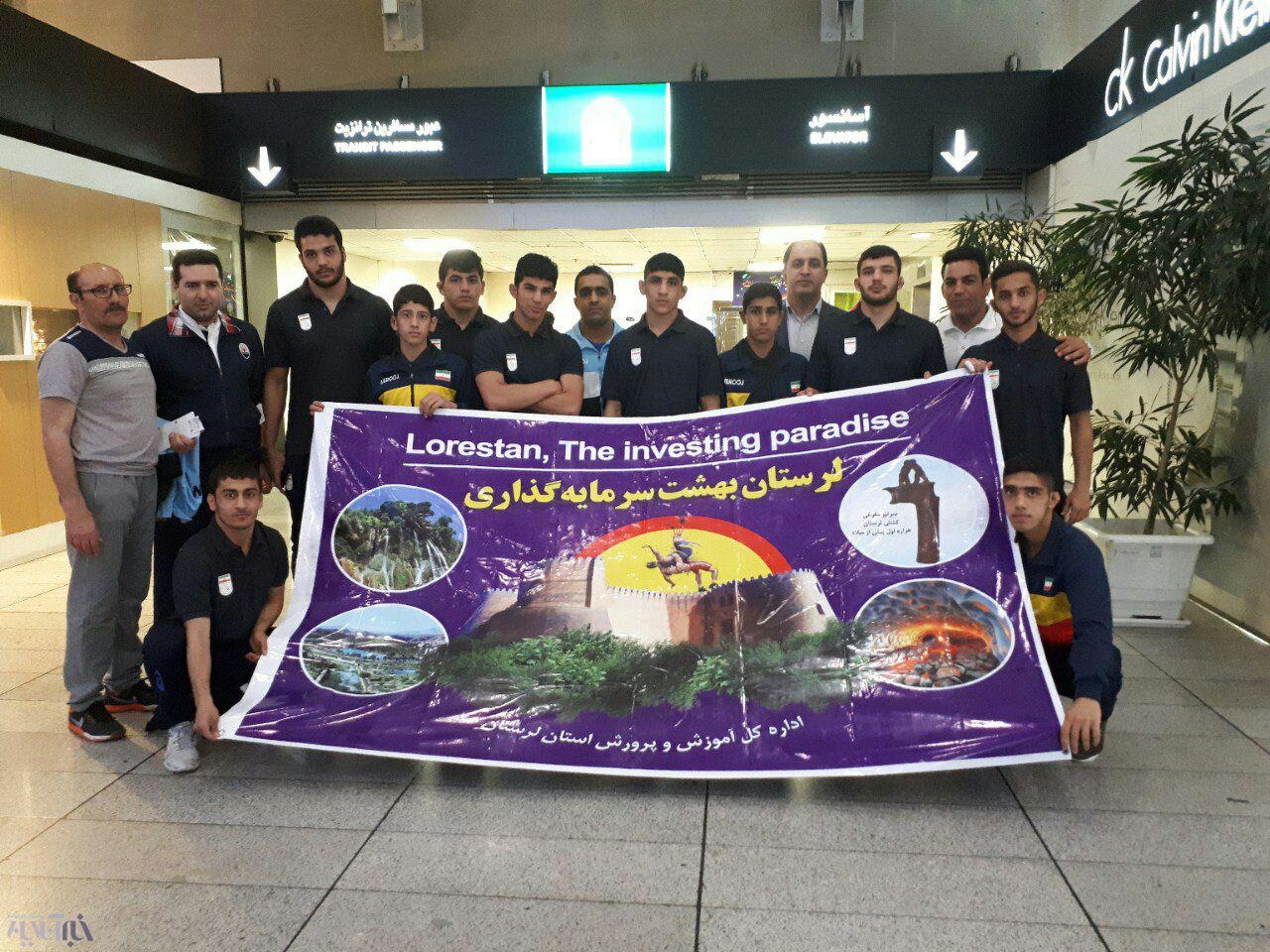 تیم کشتی دانش آموزی لرستان سفیران گردشگری و اقتصادی استان هستند