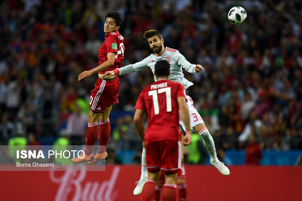 تصاویر | دیدار تیم‌های فوتبال ایران و اسپانیا