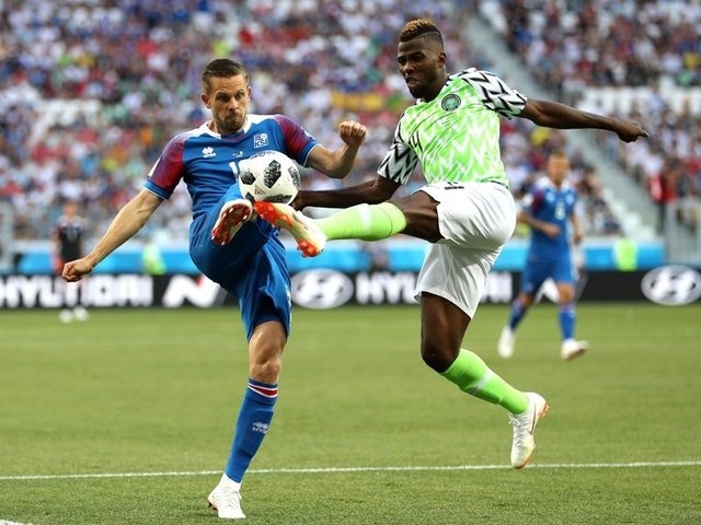 پیروزی نیجریه برابر ایسلند با دبل احمد موسی