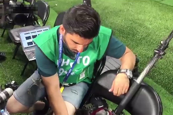فیلم | ماجرای زخمی‌شدن همکارمان توسط رونالدو قبل از بازی