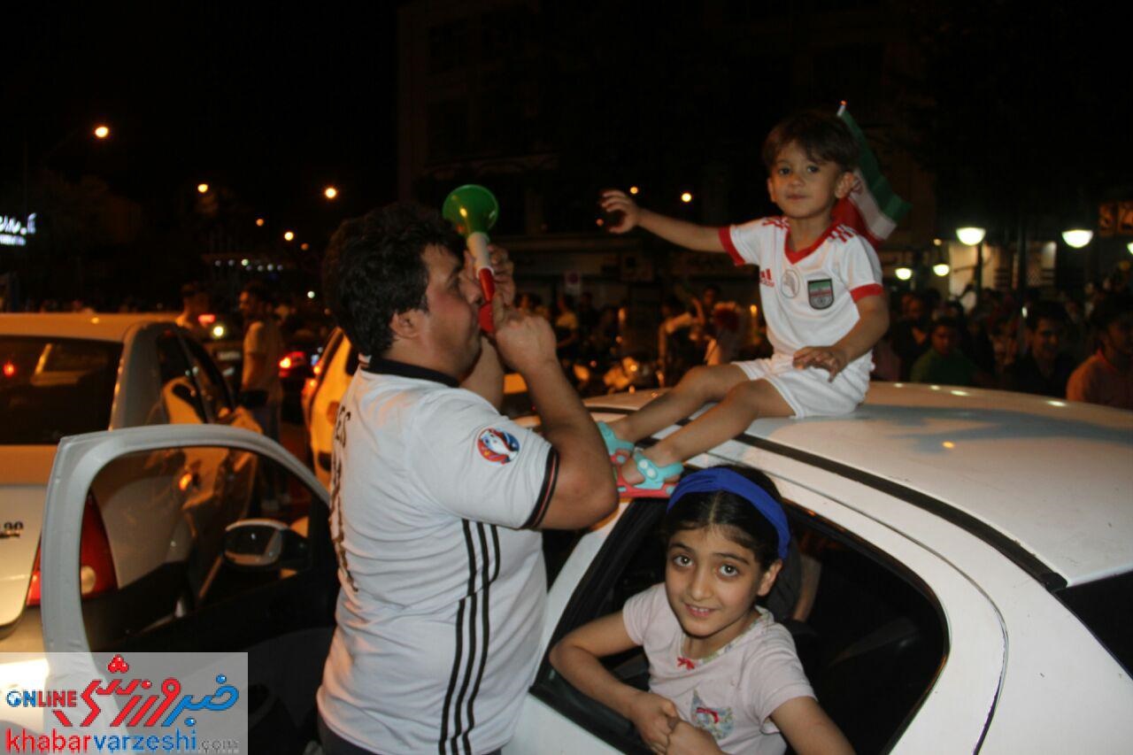 تصاویر | جشن خیابانی تهران به افتخار بچه‌های تیم ملی